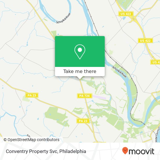 Conventry Property Svc map