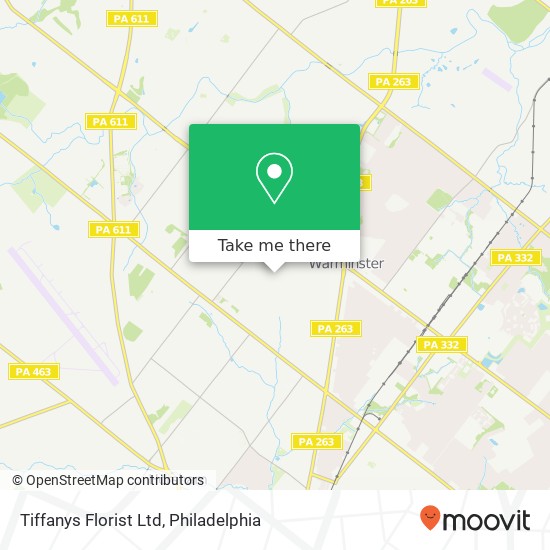 Mapa de Tiffanys Florist Ltd