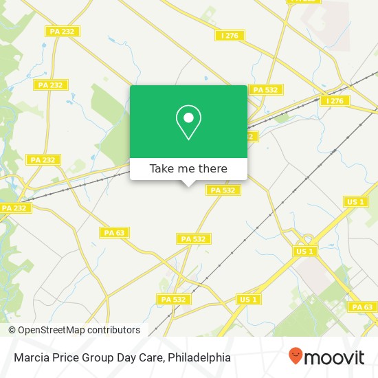 Marcia Price Group Day Care map