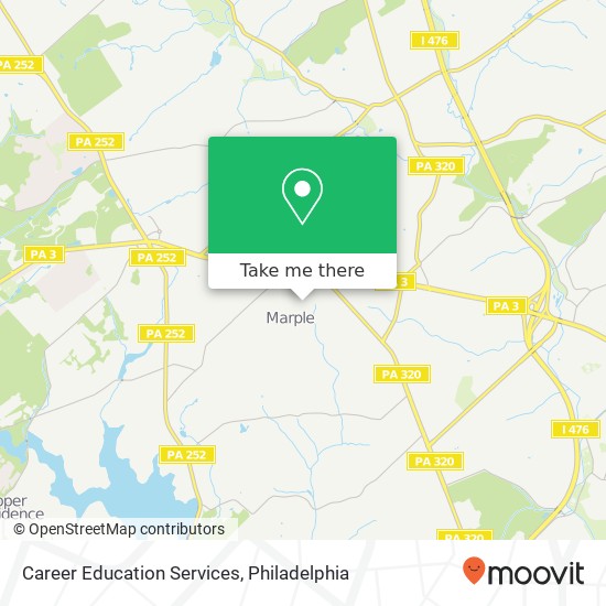 Mapa de Career Education Services