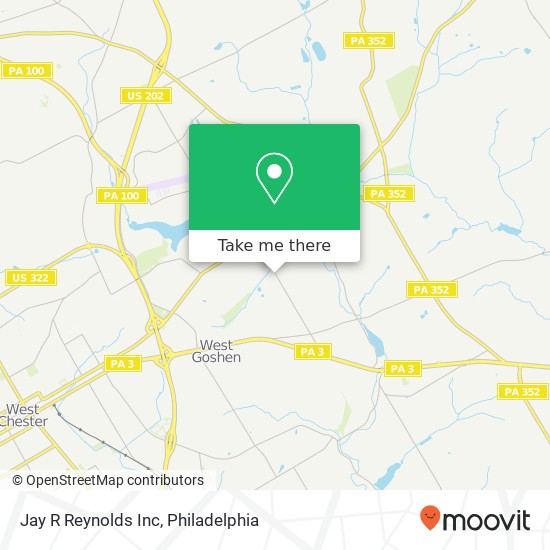 Jay R Reynolds Inc map