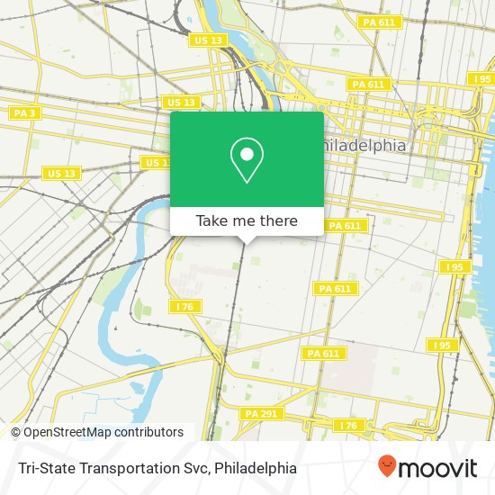 Mapa de Tri-State Transportation Svc