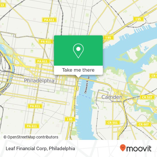 Mapa de Leaf Financial Corp