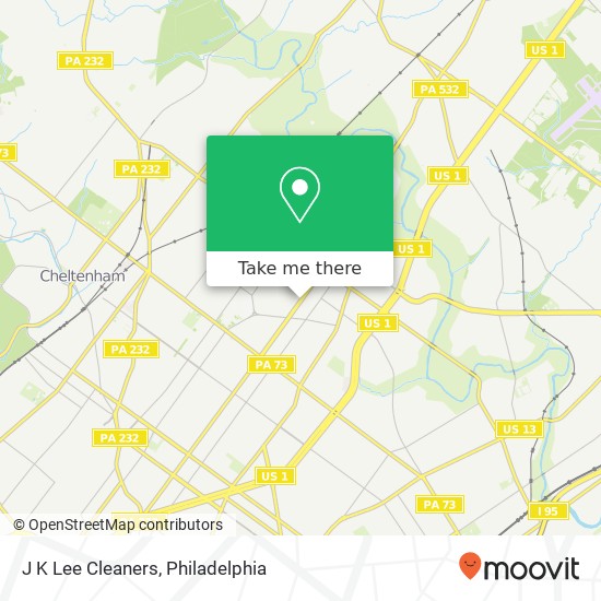 J K Lee Cleaners map