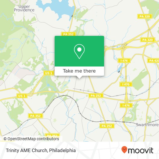 Trinity AME Church map