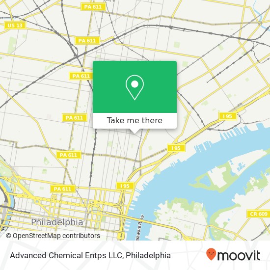 Advanced Chemical Entps LLC map