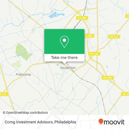 Ccmg Investment Advisors map