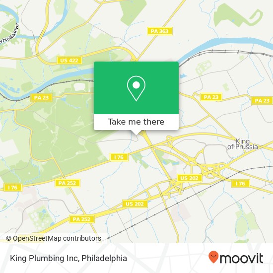 Mapa de King Plumbing Inc