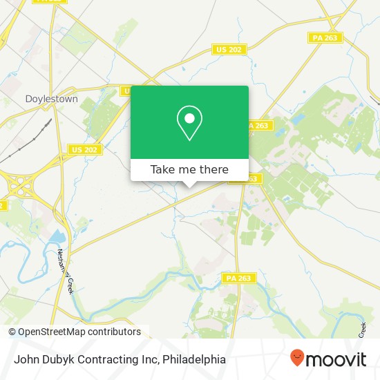 John Dubyk Contracting Inc map