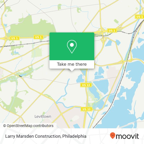 Mapa de Larry Marsden Construction
