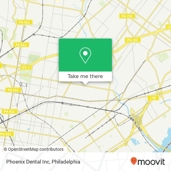 Phoenix Dental Inc map