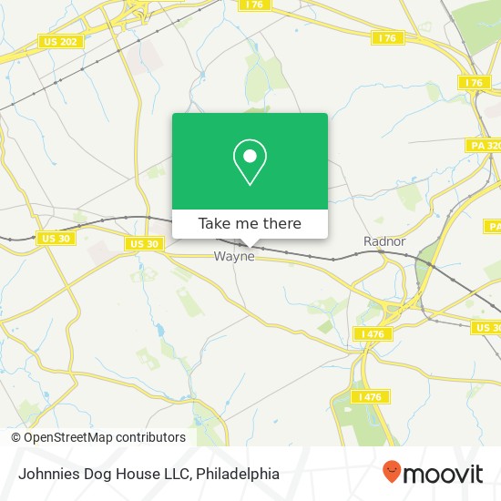 Mapa de Johnnies Dog House LLC