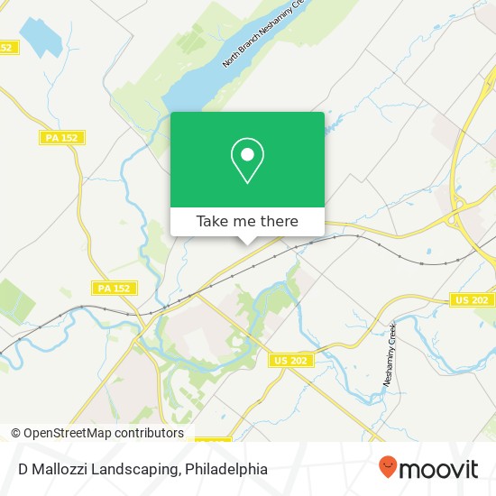 D Mallozzi Landscaping map