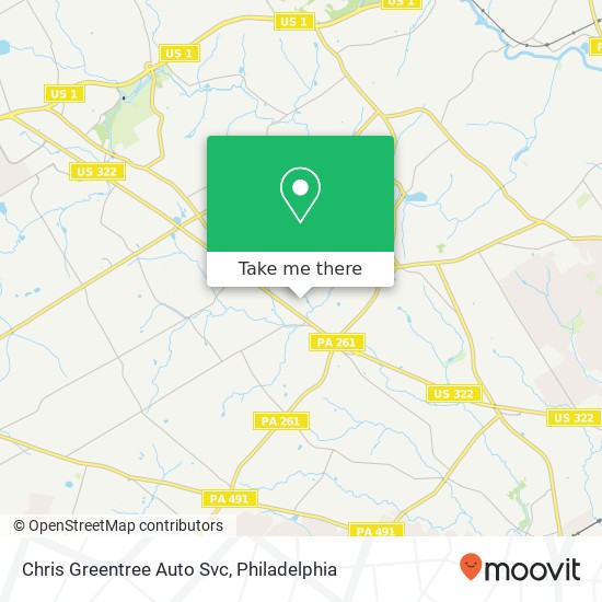 Chris Greentree Auto Svc map