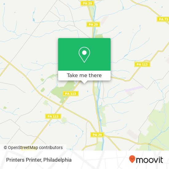 Printers Printer map