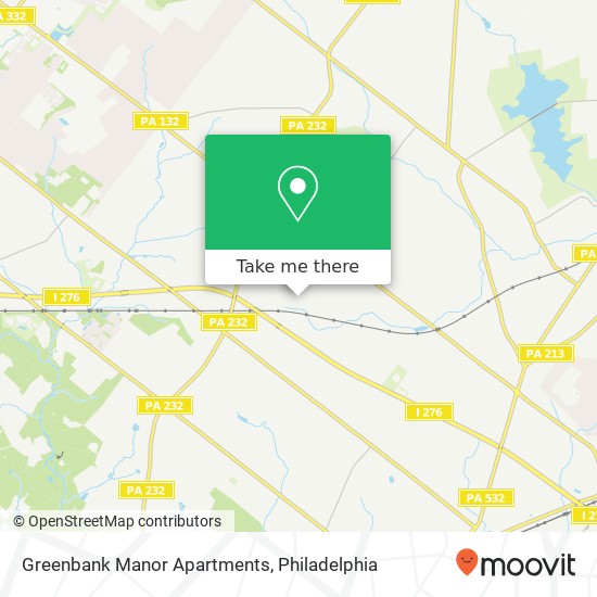 Greenbank Manor Apartments map