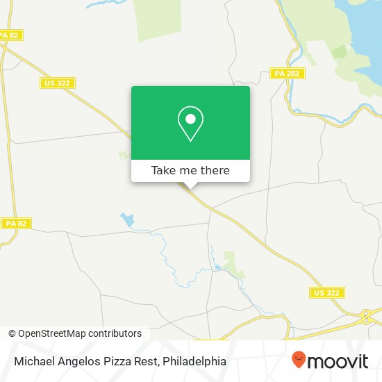 Mapa de Michael Angelos Pizza Rest