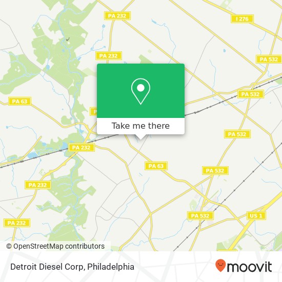 Detroit Diesel Corp map