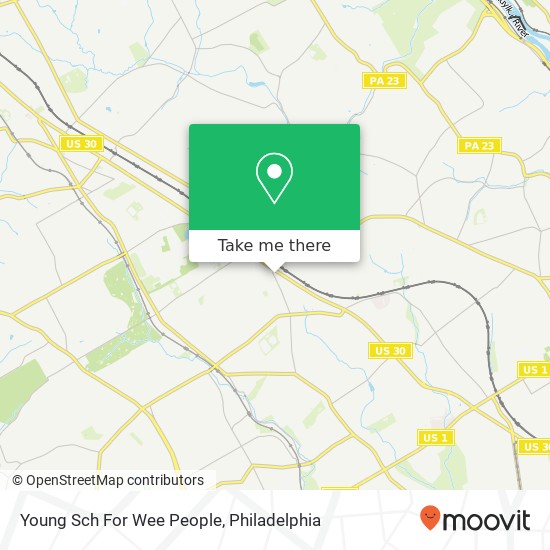 Young Sch For Wee People map