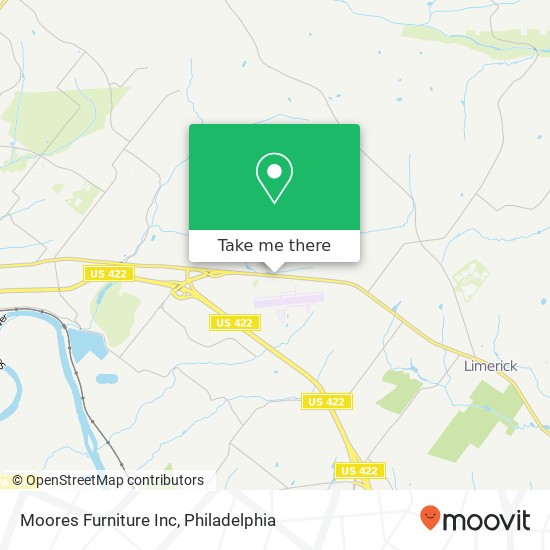 Moores Furniture Inc map