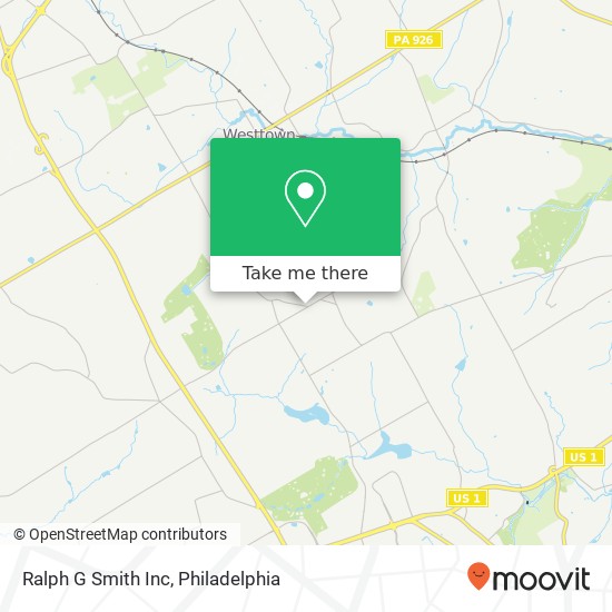 Ralph G Smith Inc map