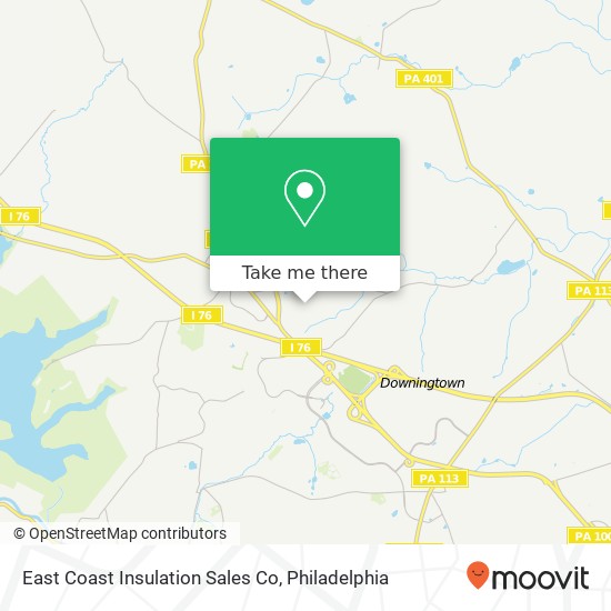 East Coast Insulation Sales Co map