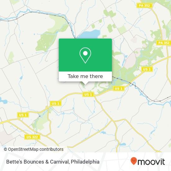 Bette's Bounces & Carnival map