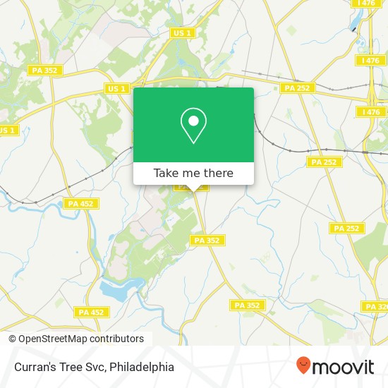 Mapa de Curran's Tree Svc