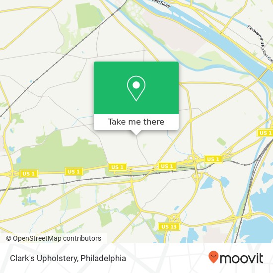 Clark's Upholstery map