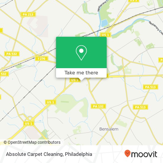 Mapa de Absolute Carpet Cleaning