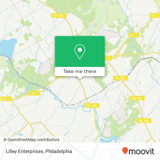 Lilley Enterprises map