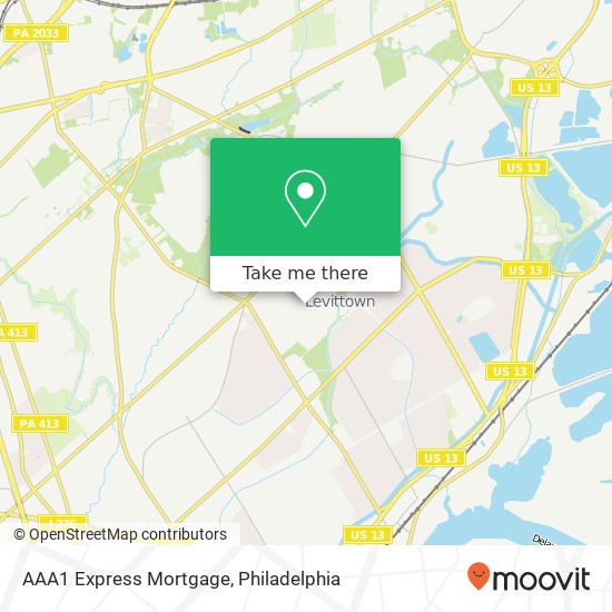 AAA1 Express Mortgage map