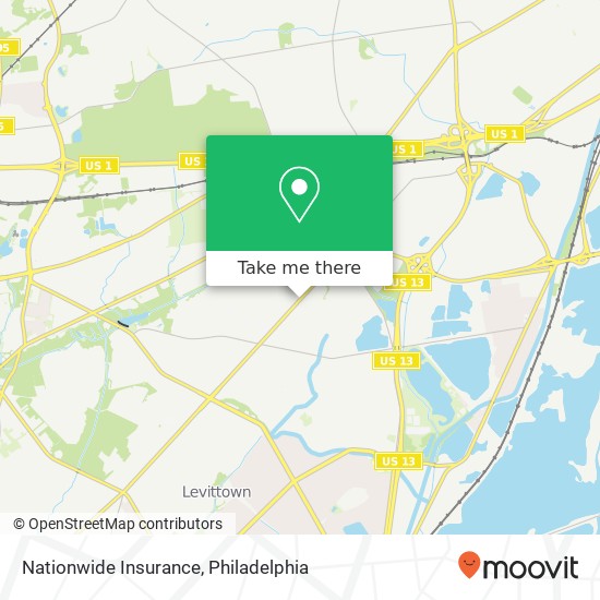 Mapa de Nationwide Insurance