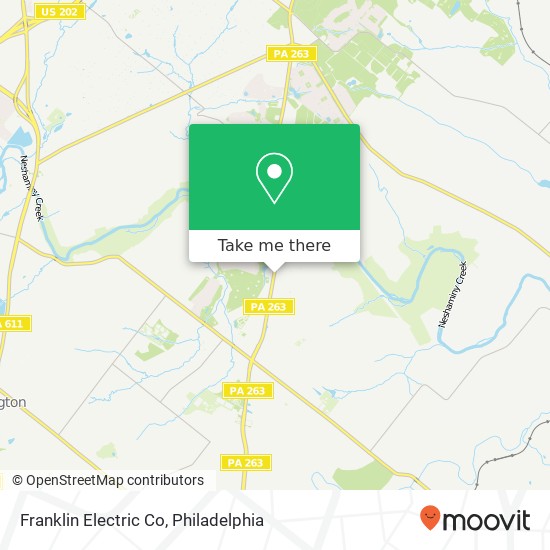 Mapa de Franklin Electric Co