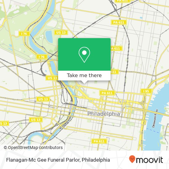 Flanagan-Mc Gee Funeral Parlor map