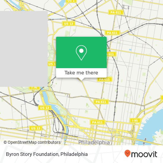 Byron Story Foundation map