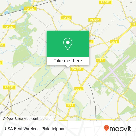 Mapa de USA Best Wireless