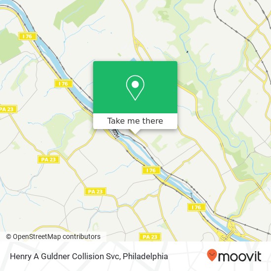 Mapa de Henry A Guldner Collision Svc