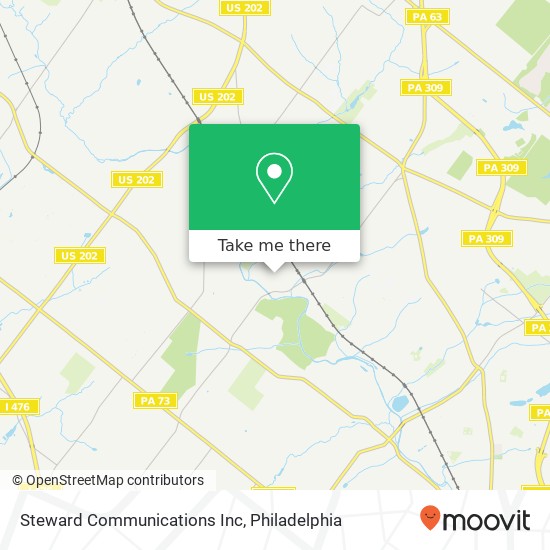 Mapa de Steward Communications Inc