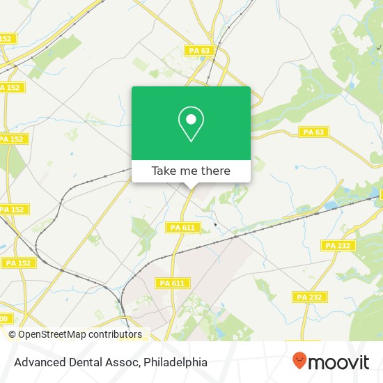 Advanced Dental Assoc map
