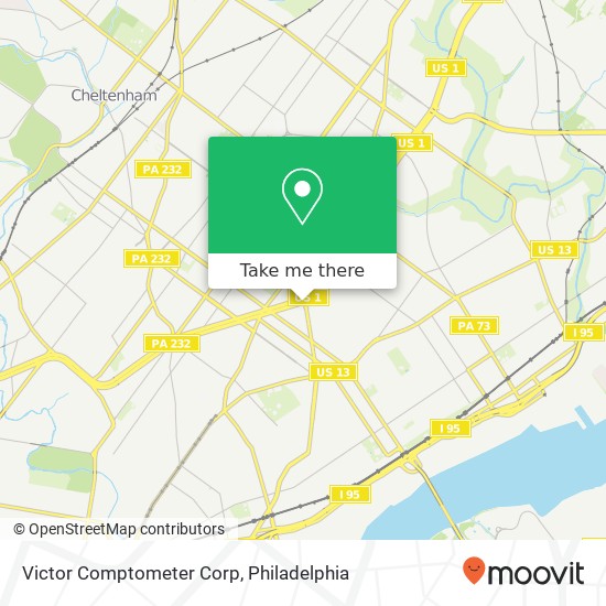 Victor Comptometer Corp map