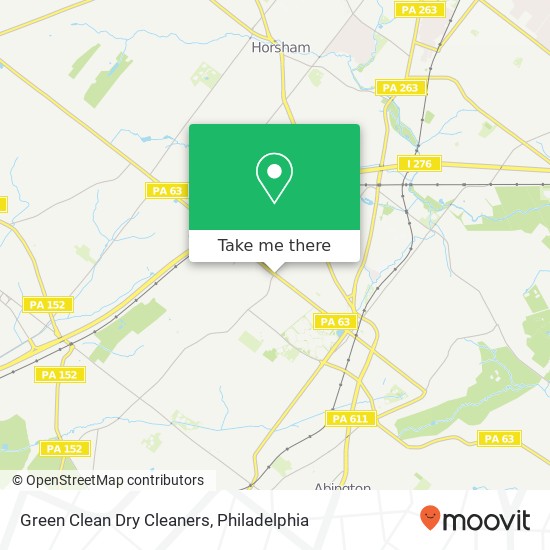 Mapa de Green Clean Dry Cleaners