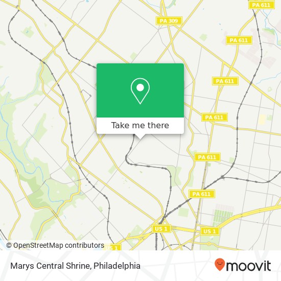 Marys Central Shrine map