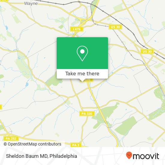 Sheldon Baum MD map