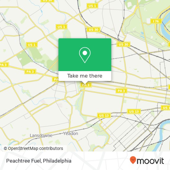 Peachtree Fuel map