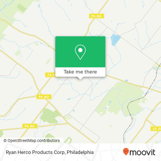 Mapa de Ryan Herco Products Corp