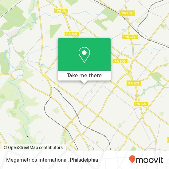 Mapa de Megametrics International