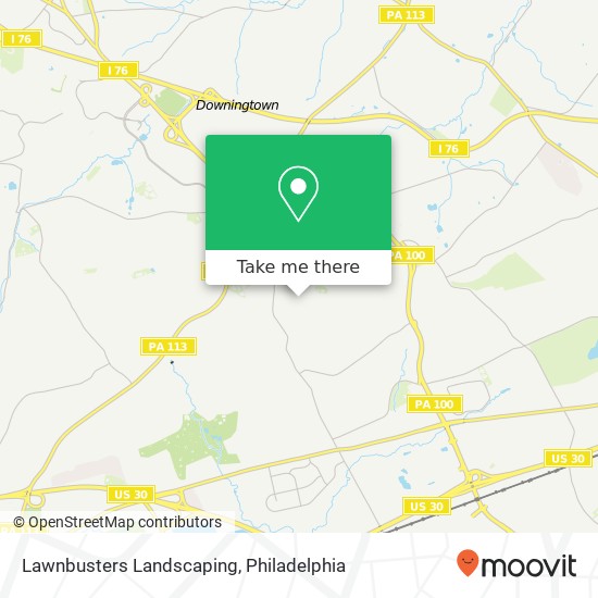 Lawnbusters Landscaping map