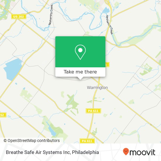 Breathe Safe Air Systems Inc map