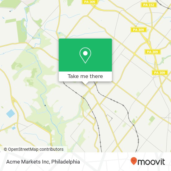 Acme Markets Inc map